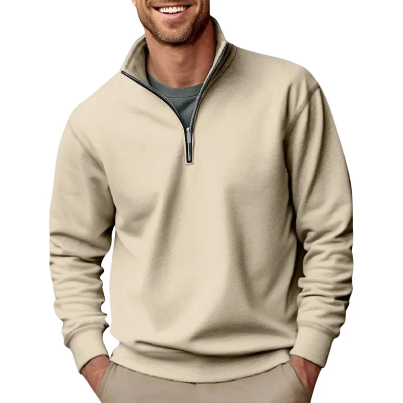 Heren Casual Sweatshirt Kwartrits