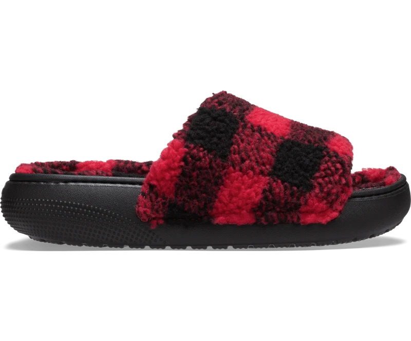 CROCS Unisex Klassieke Buffalo Check Slide