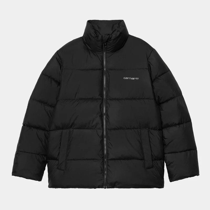 Carhartt WIP Heren Springfield jack - Zwart / Mistig grijs