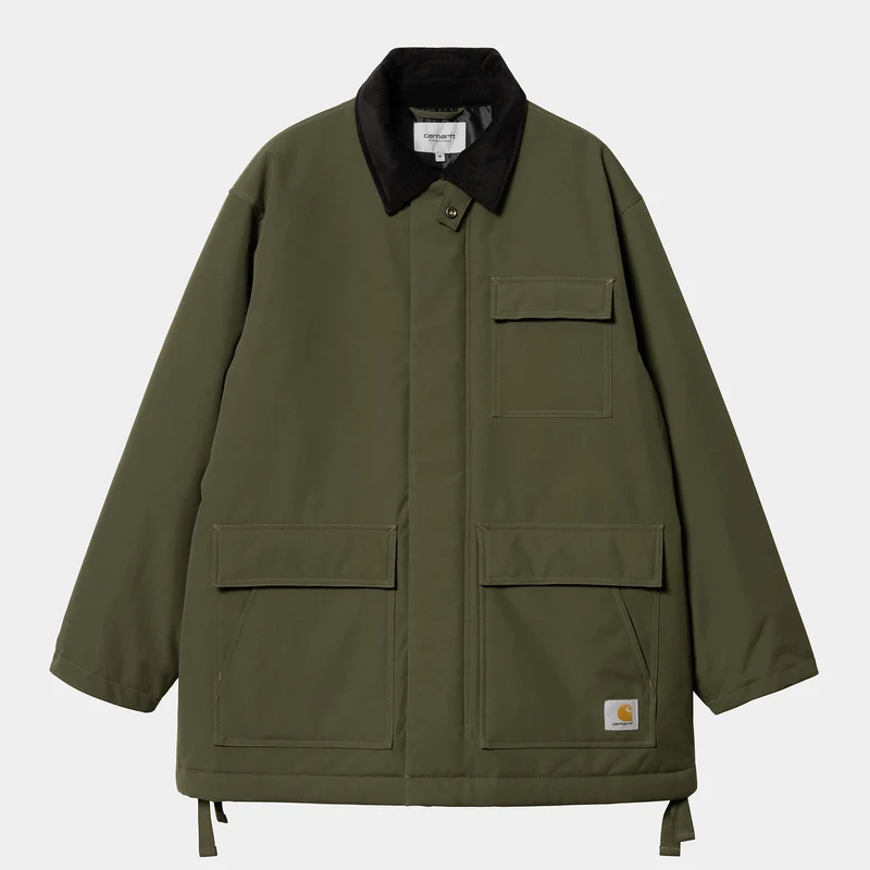 Carhartt WIP Heren Clarton Coat Jack - Office Green