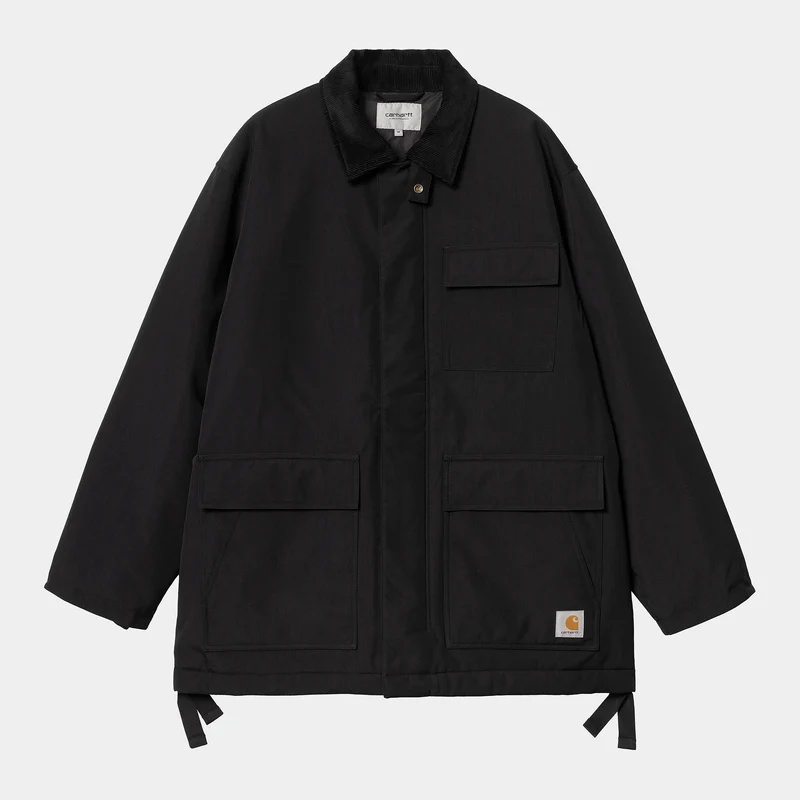 Carhartt WIP Heren Clarton Coat-jas - Zwart
