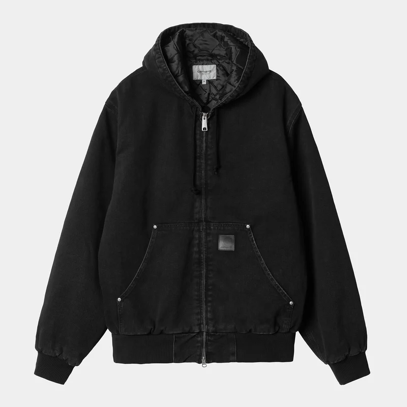 Carhartt WIP HEREN OG Active Klinknageljas - Zwart