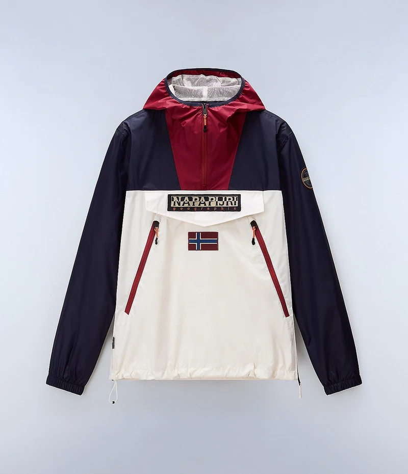 Napapijri Heren Rainforest Ripstop Anorakjas - Wit