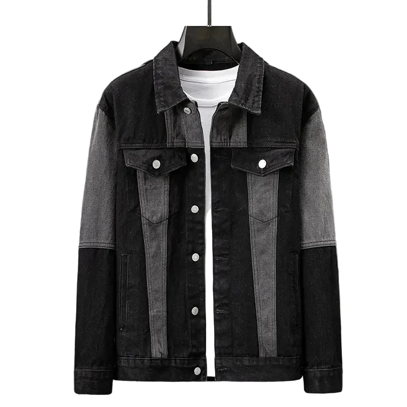 Heren Denim Jack met Splitpanelen
