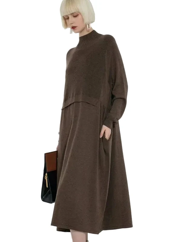 Dames Coltrui Jurk met Patchwork Stijl
