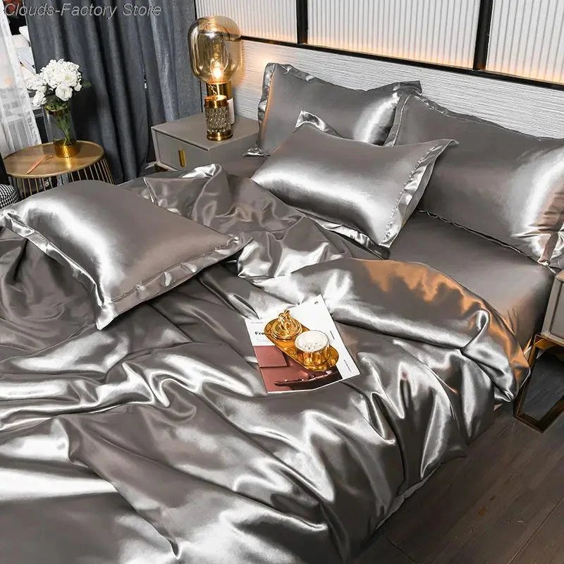 Dekbedovertrek 240x220 Luxe Satijn Zijdezacht