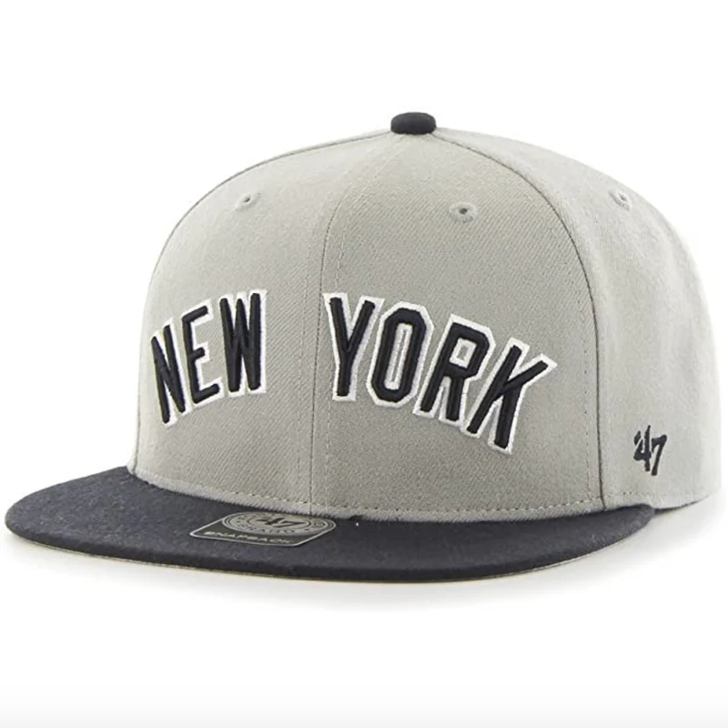 '47 Merk - MLB New York Yankees - Verstelbare grijs/zwarte pet