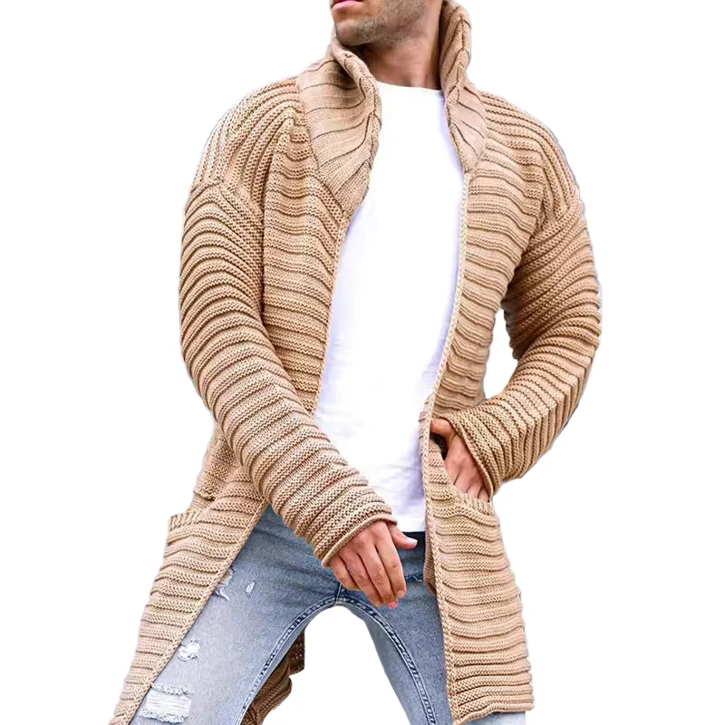 Heren Oversized Vest Met Open Voorkant