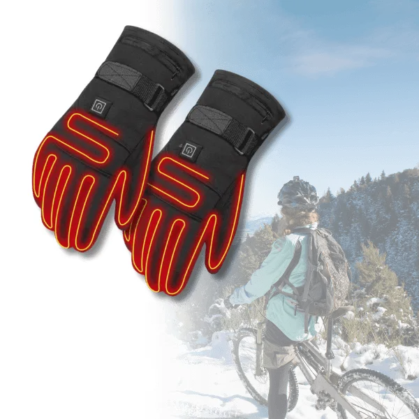 Unisex Verwarmde Handschoenen Met Drie Verwarmingsniveaus Touchscreen Compatibel