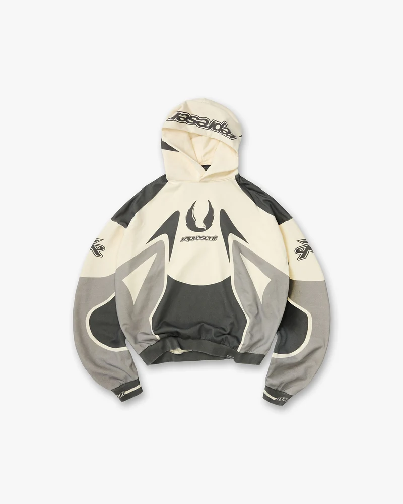 Represent X Belstaff Racing Hoodie - Dark Grey