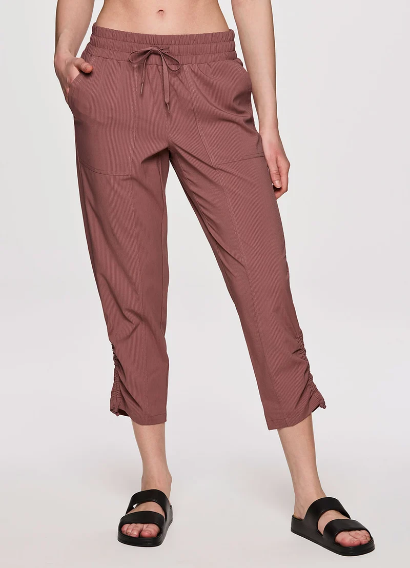Riley Textured Ankle Pant
