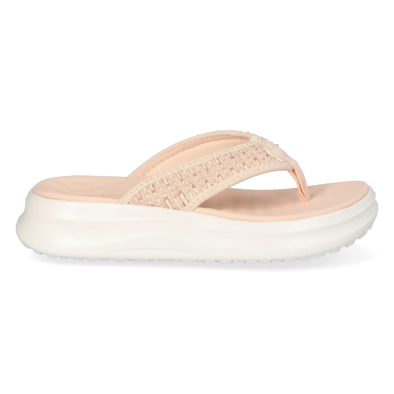 Tide Flip Dames Slippers Champagne/White