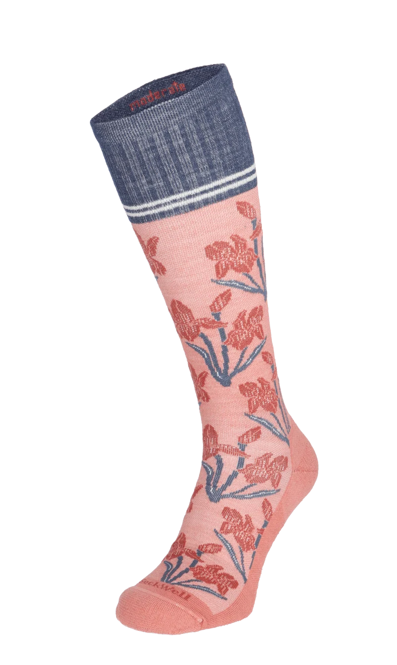 Iris Dames Compressiekousen Klasse 1 Pink Clay