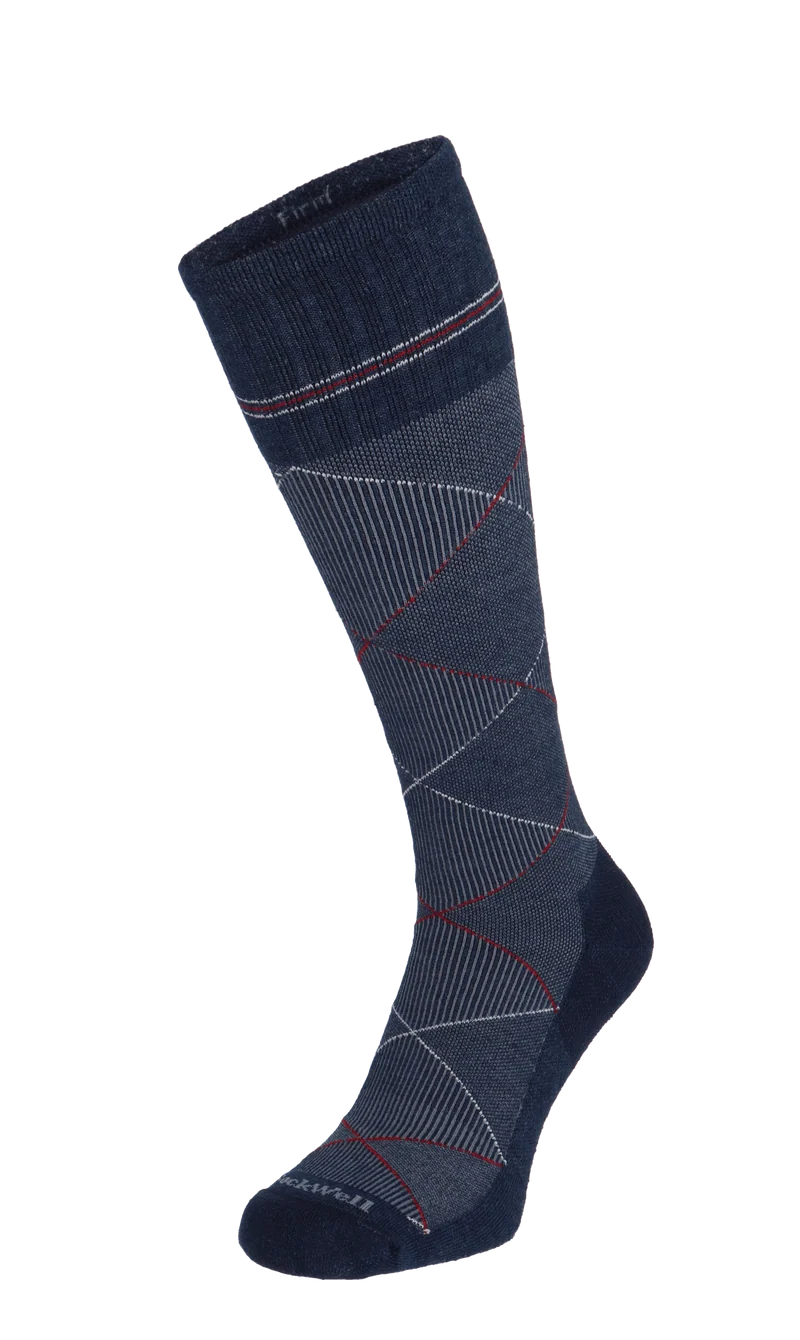 Scottie Heren Compressiekousen Klasse 2 Denim