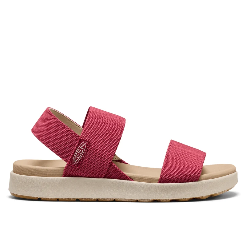 Elle Backstrap Dames Sandalen Garnet/Birch