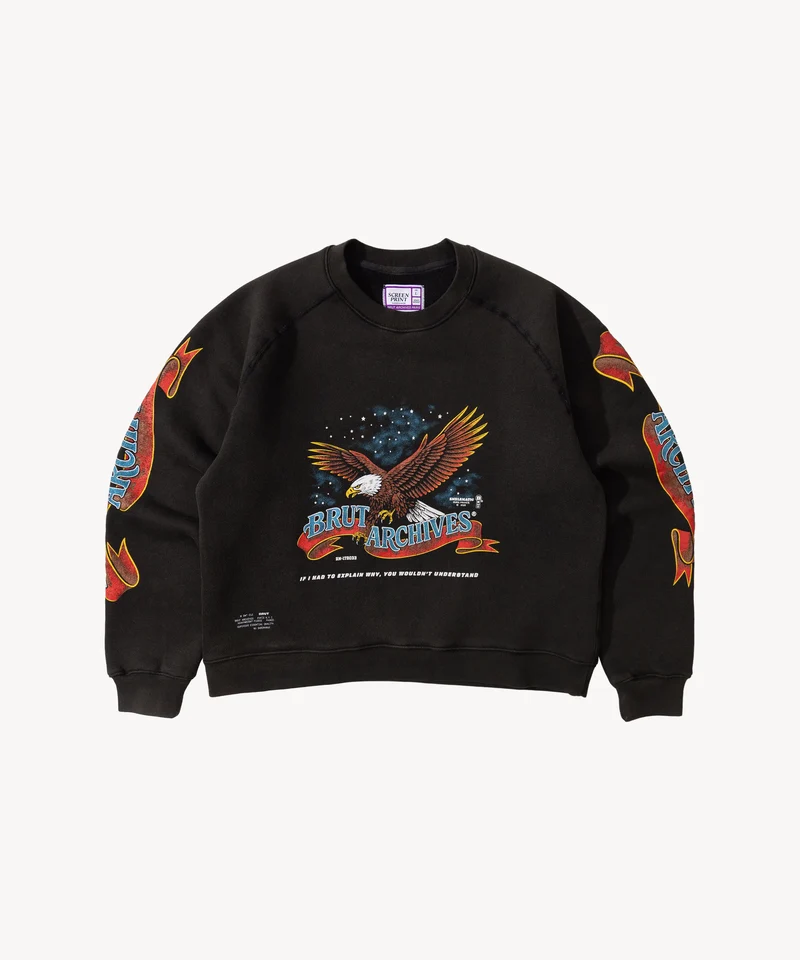 THE NIGHT EAGLE CREWNECK