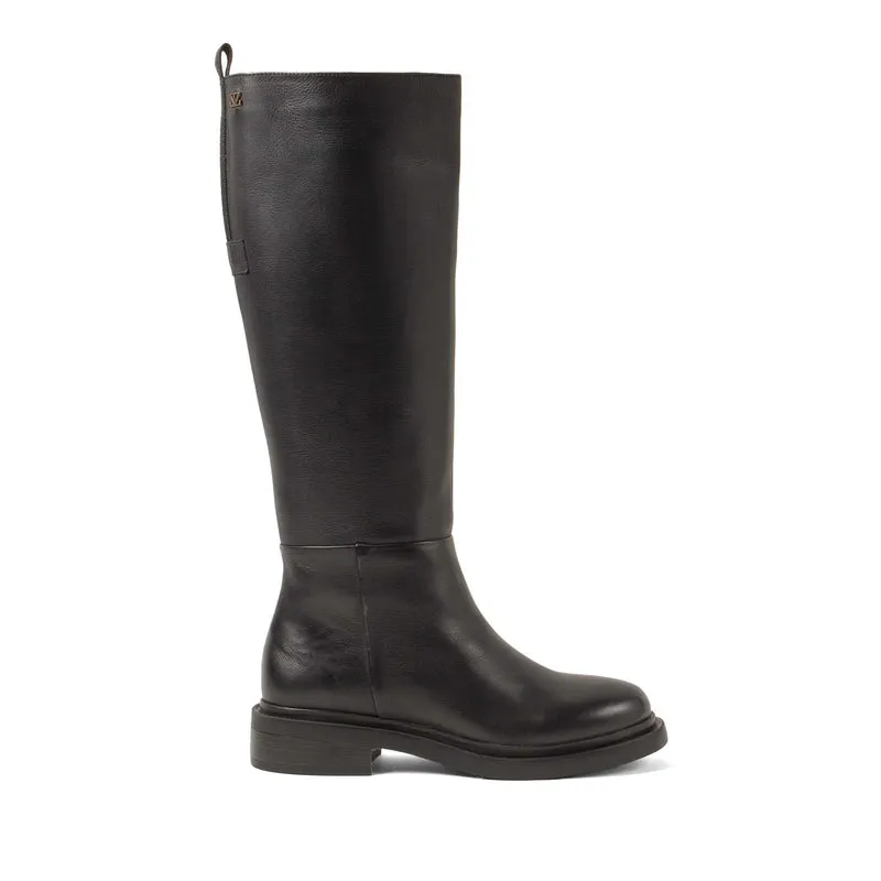 Uma Dames Laarzen Leer Black