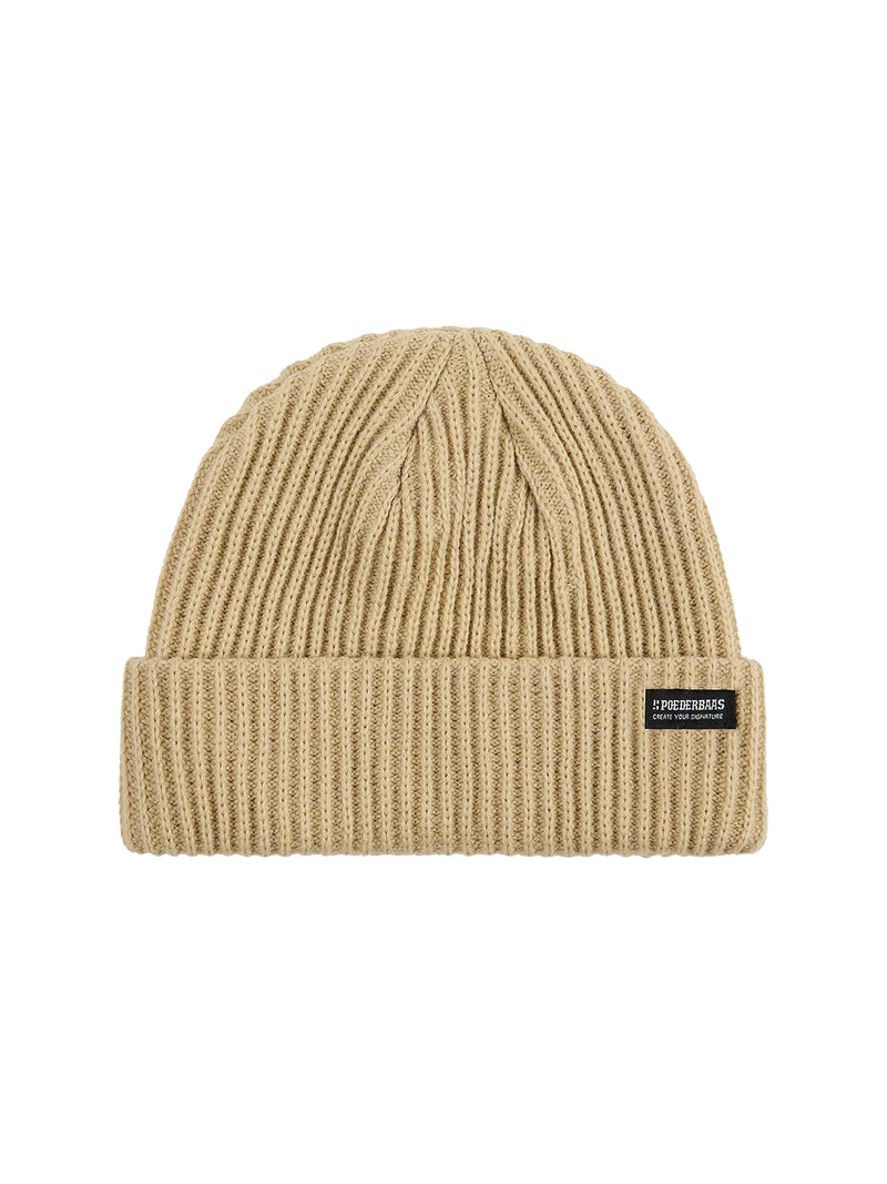 Royal Rib Beanie | Sand