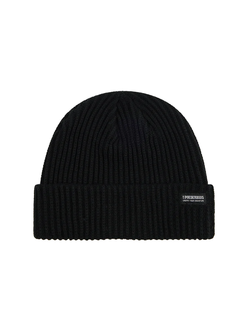 Royal Rib Beanie | Black