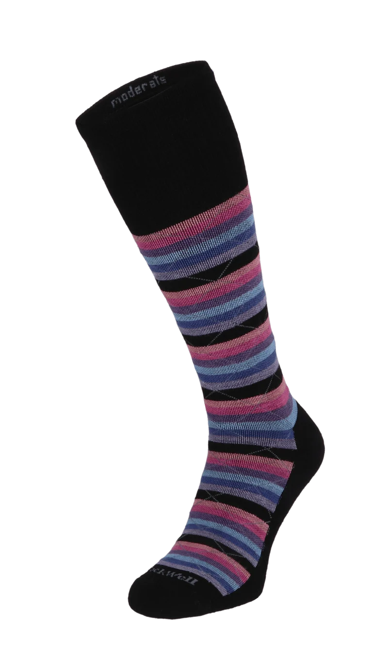 Full Array Dames Compressiekousen Klasse 1 Black
