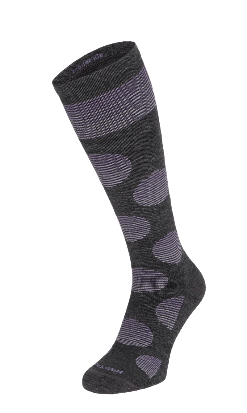 Featherweight Dot Dames Compressiekousen Klasse 1 Charcoal