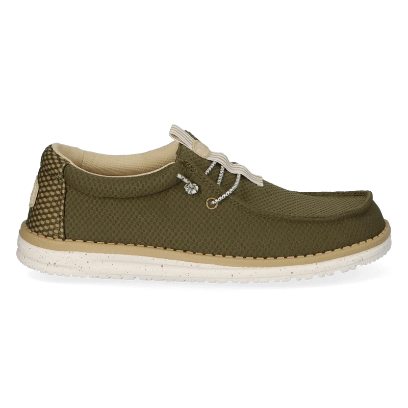 Wally Mesh Neutrals Heren Instappers Winter Green/Multi