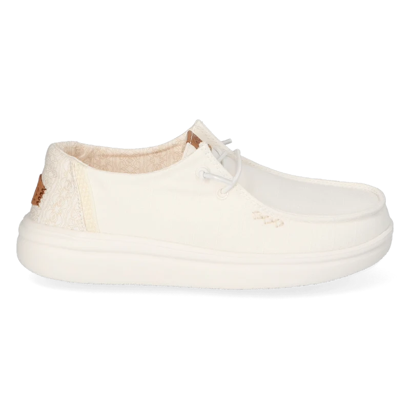 Wendy Rise Chambray Grid Dames Instappers Snow White