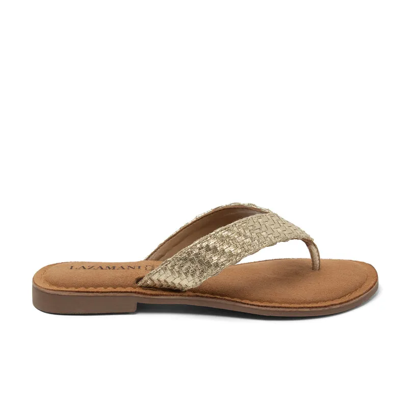Jule Dames Teenslippers Gold