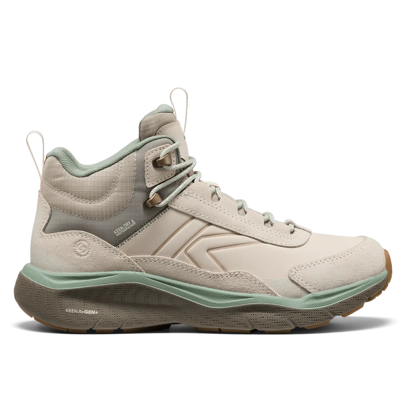 Leiki Mid Leather Dames Wandelschoenen Birch/Lily Pad