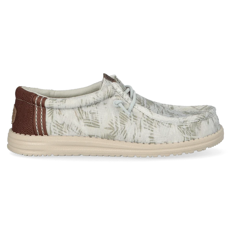 Wally Washed Palm Heren Instappers Harbor Green/Multi