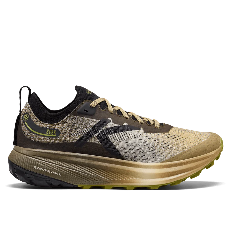 Seek Heren Trail Running Schoenen Dark Olive/Khaki