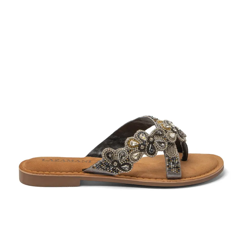 Pena Dames Teenslippers Grey