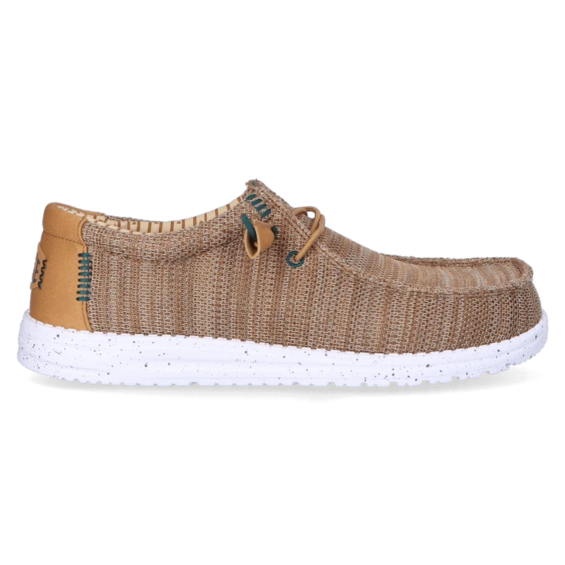 Wally Stretch Sox Heren Instappers Bone Brown/Multi
