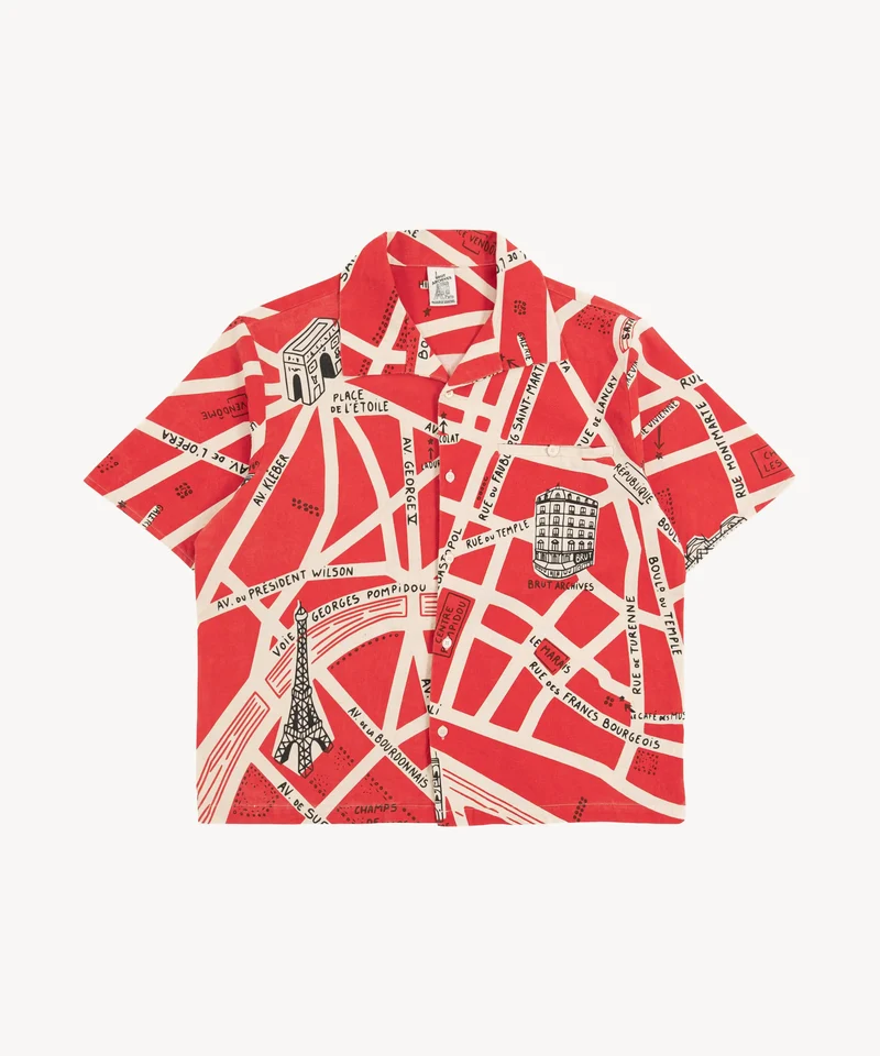 THE PARIS MAP SHIRT