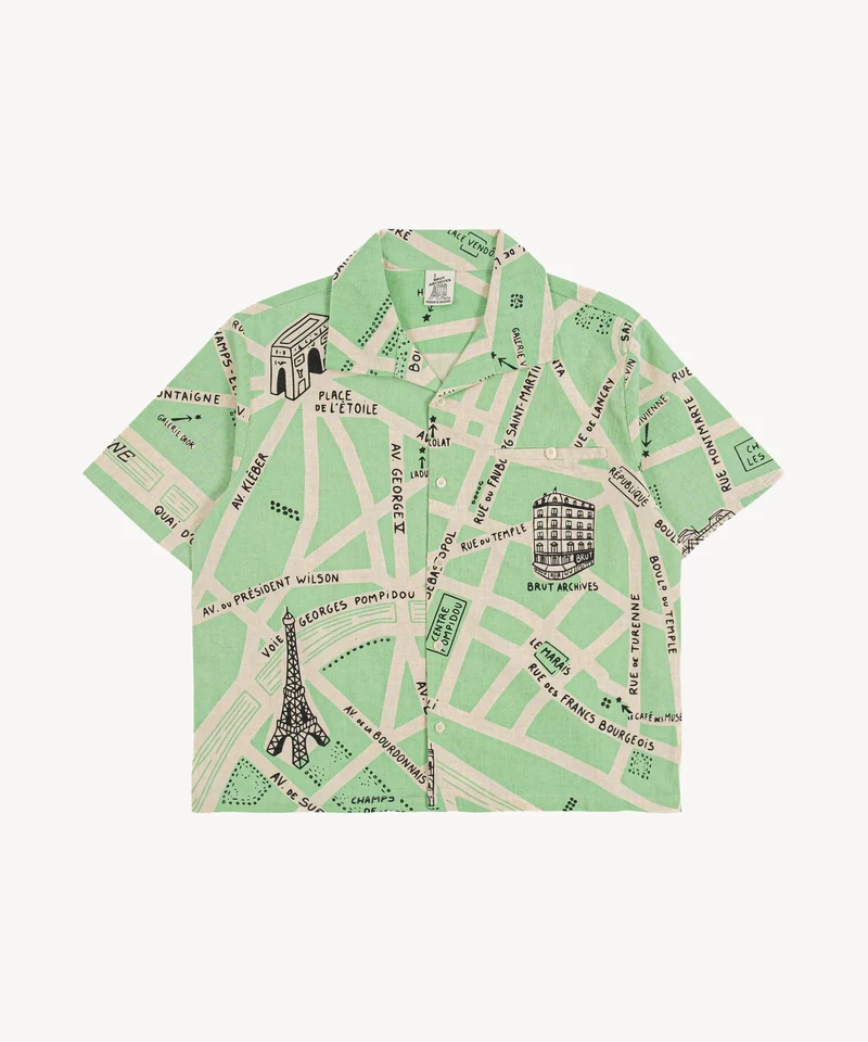 THE PARIS MAP SHIRT