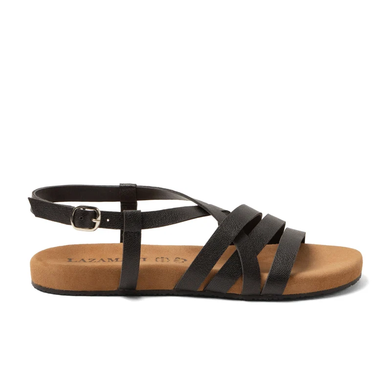 Lotta Dames Sandalen Leer Black