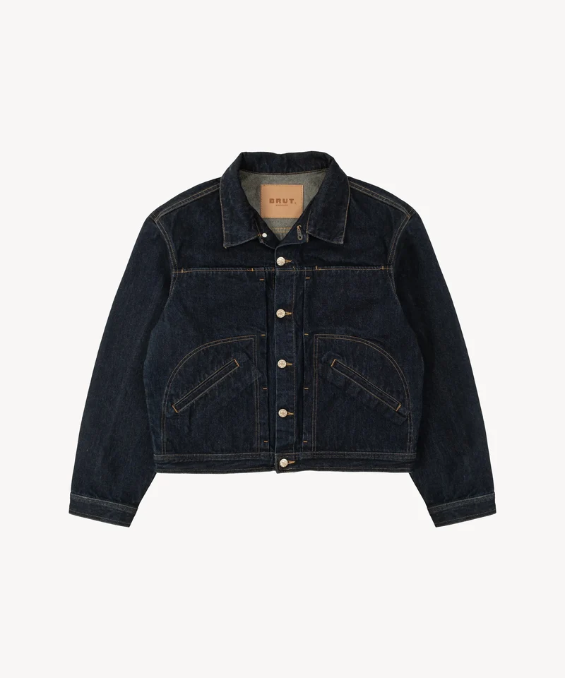 THE PLEATED DENIM JACKET