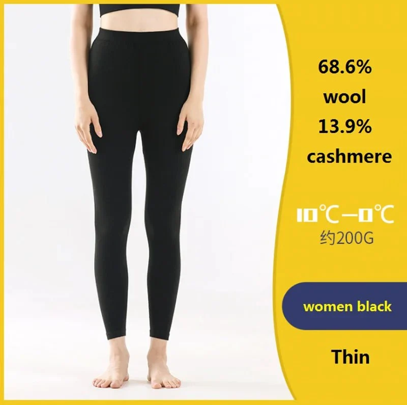 Merinógyapjú termo alsónemű: Uniszex leggings a tökéletes téli melegért és kényelemért