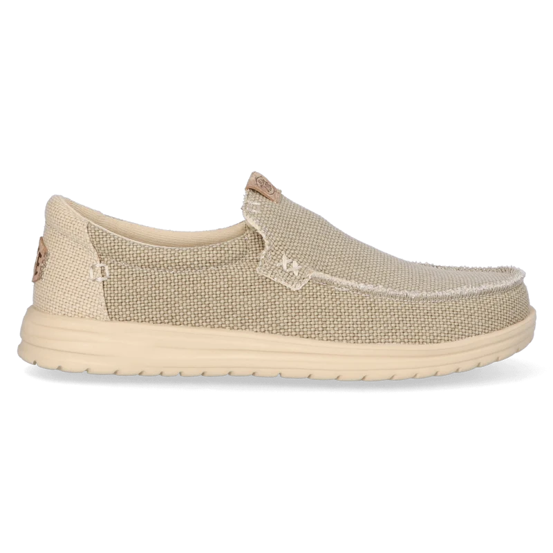 Mikka Braided Heren Instappers Olive Grey/Boulder Tan