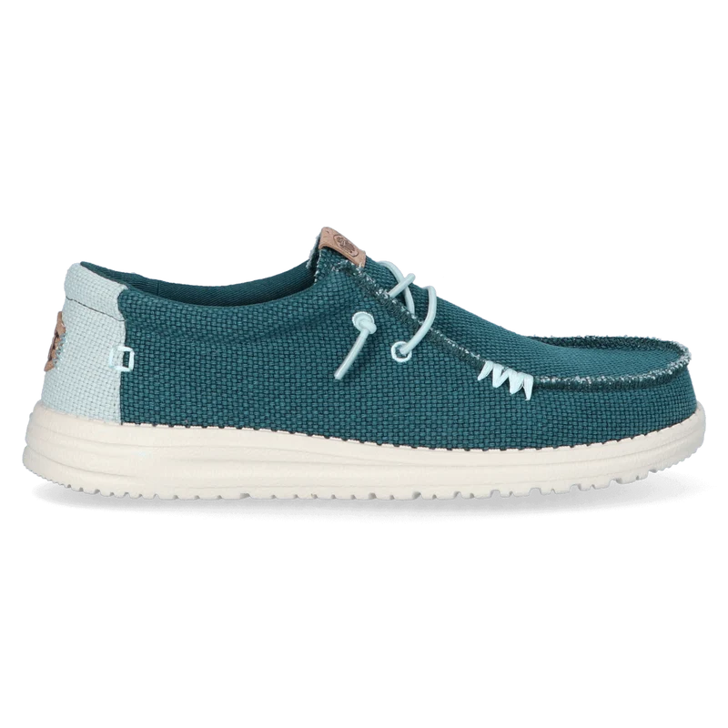 Wally Braided Heren Instappers Deep Green/Harbor Grey