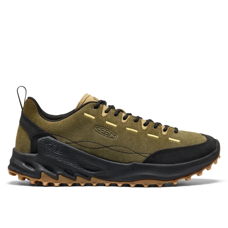 Jasper Zionic Heren Sneakers Suede Dark Olive/Khaki