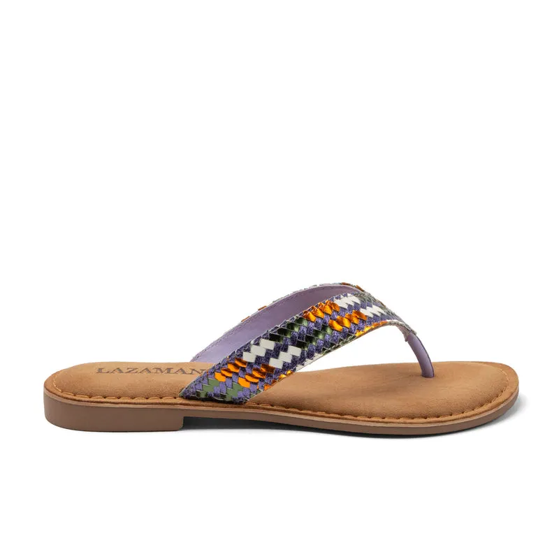 Tess Dames Teenslippers Leer Lilac