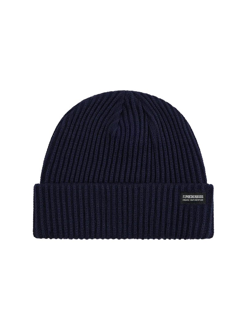 Royal Rib Beanie | Navy