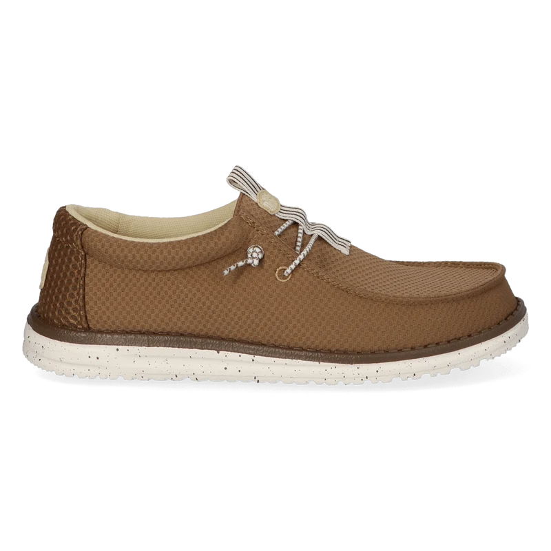 Wally Mesh Neutrals Heren Instappers Malt Brown/Multi