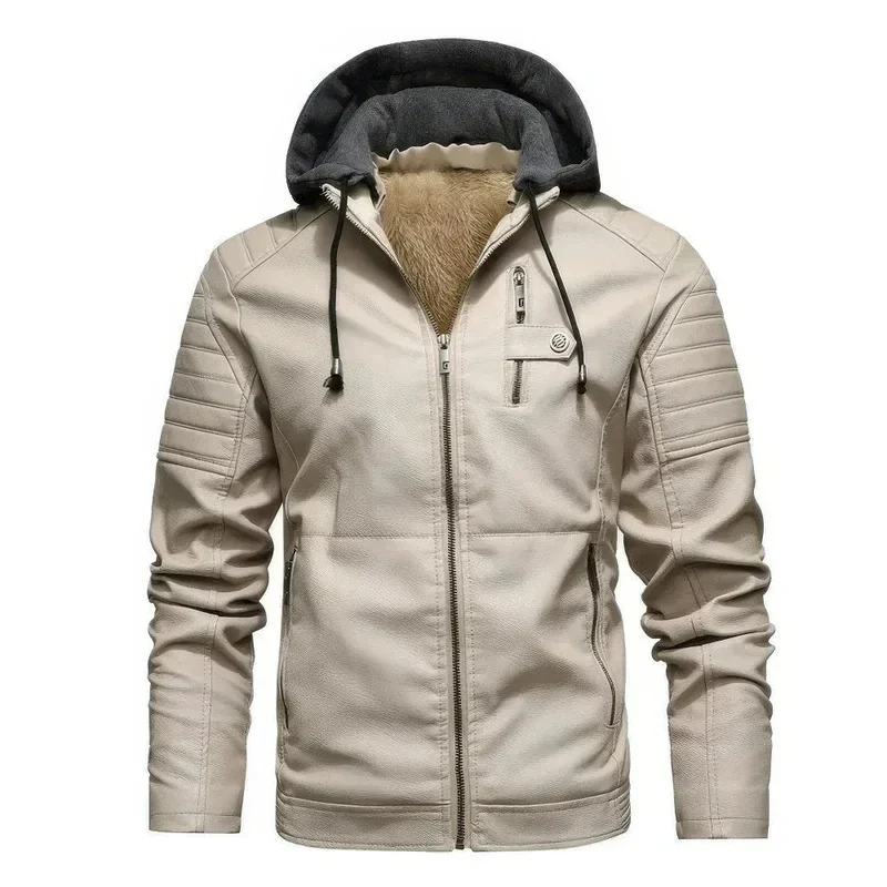 Heren Jas Winter met Capuchon Casual Stijl
