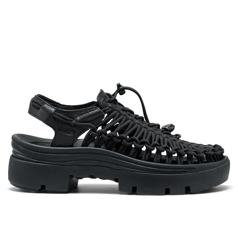 Uneek PLT Sandalen Black Smooth Lea