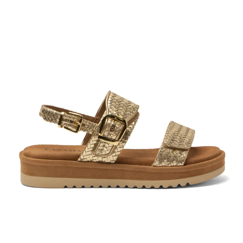 Fenna Dames Sandalen Gold
