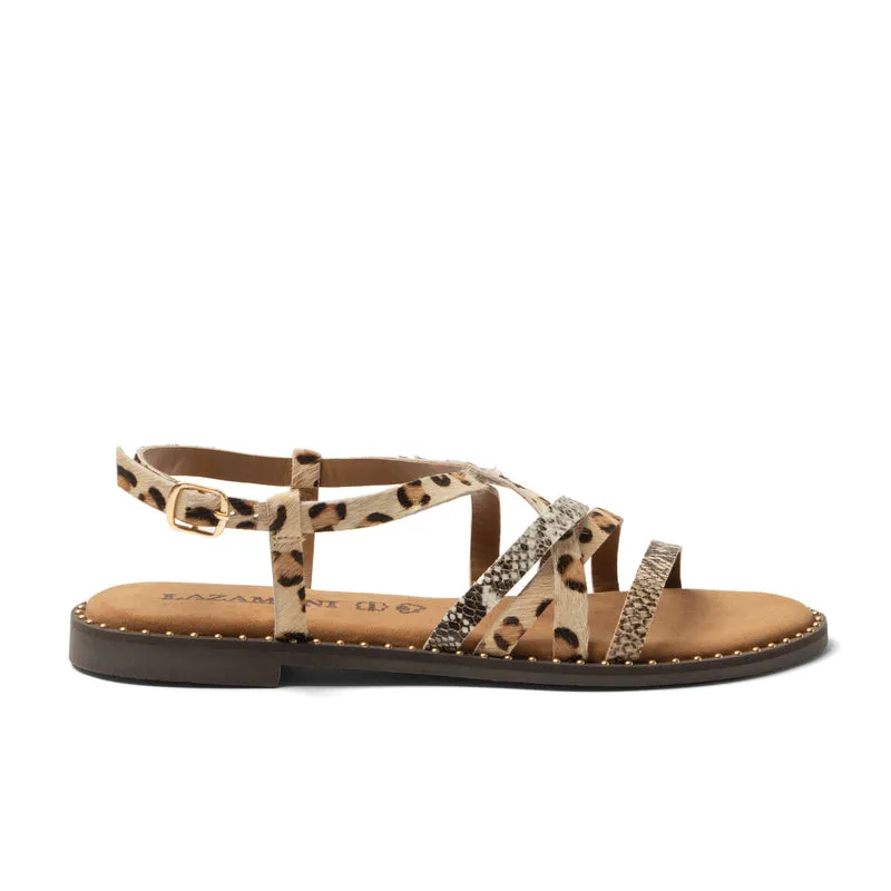 Yuna Dames Sandalen Beige