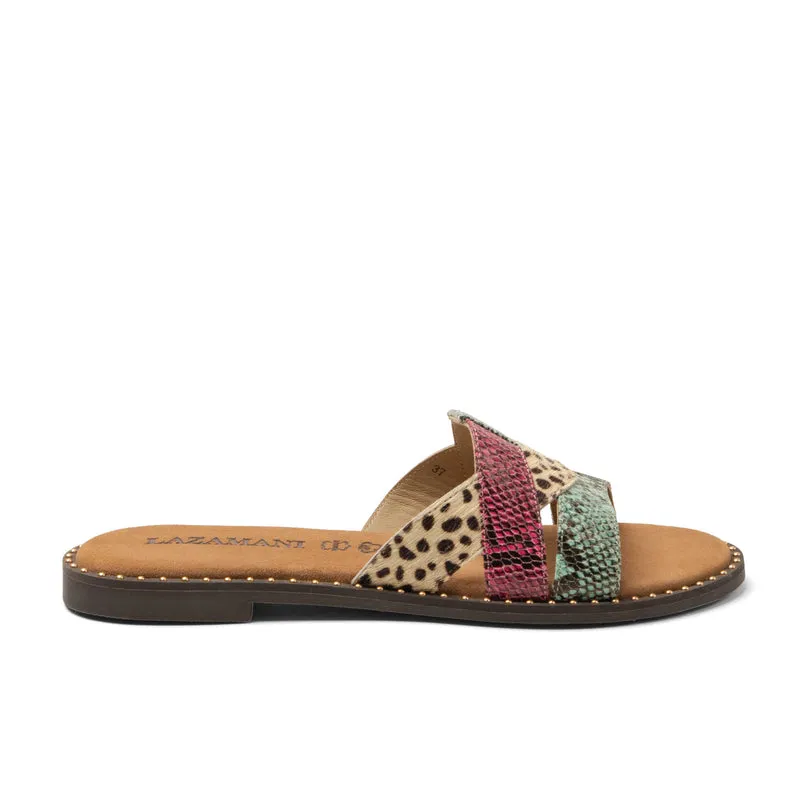 Suze Dames Slippers Fuxia