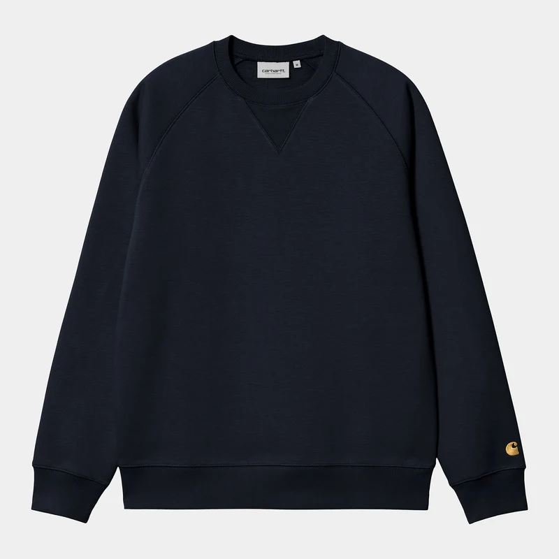 Carhartt WIP Heren Chase Sweat Top - Donkerblauw